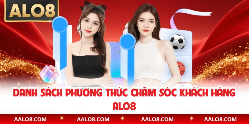Danh sách phương thức chăm sóc khách hàng Alo8